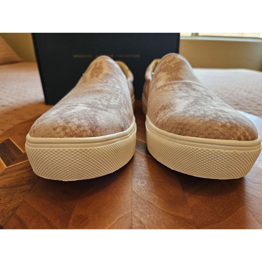 Dr. Scholl's Women's Nova, Sand Snake Print Slip-On Sneakers, Size 10M